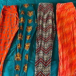 4 pairs of leggings - sold together or separate